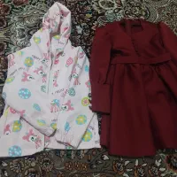 لباس بچه گانه پیراهن مجلسی  و بارانی