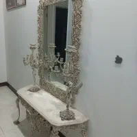 میز کنسول برنجی سلطنتی|بوفه، ویترین، کنسول|آمل, |دیوار