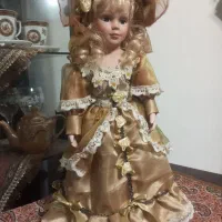 عروسک سرامیکی قدیمی مارکدار اروپایی