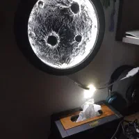 ماه چراغ|چراغ خواب و آباژور|رشت, کوی مهر|دیوار