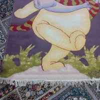 گلیم فرش بچگانه طرح خرس پو