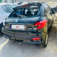 تصادفی پژو۲۰۷تیو فایومشکی مدل ۱۴۰۱ سقف شیشه پانا|خودرو سواری و وانت|تهران, شهید فکوری|دیوار