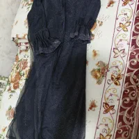 مانتو مجلسی لمه اکلیلی  بارویه حریرمشکی نونو|لباس|اصفهان, ملک‌شهر|دیوار