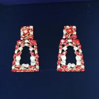 گوشواره تمام سنگ یاقوتی