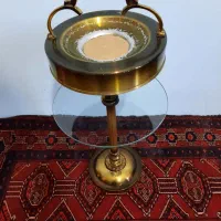 زیر سیگاری برنجی قدیمی برنز دکوراسیون هتل رستوران