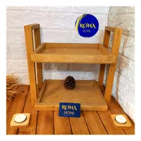استند چوبی دو طبقه قابل شستشو
