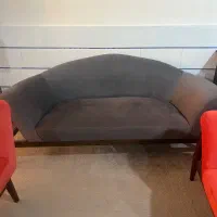 نیم ست مبلمان|مبلمان خانگی و میز عسلی|هشتگرد, شهرک اداری|دیوار