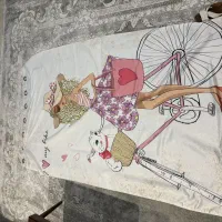 پرده پانچ دخترونه کاملا در حد نو