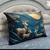 روبالشی مخمل پورش سه بعدی لمینت شده|رختخواب، بالش، پتو|فین, |دیوار