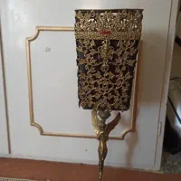 جا دستمالی وسطل اشغال برنز طرح فرشته