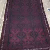 قالی پشمی قدیمی ظریف  دست باف