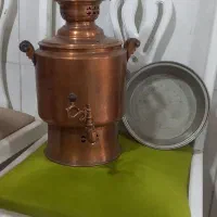 سماور و قوری و ماهیتابه مسی زنجان
