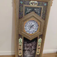 ساعت دیواری صنایع دستی میناکاری خاتم کاری