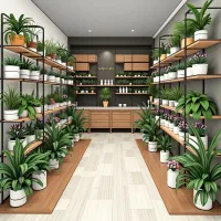 شاگرد گل‌ و گیاه  ، نیرو کار گلفروشی