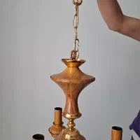 لوستر ۷ شعله نور سازان|لوستر و چراغ آویز|بندرعباس, |دیوار