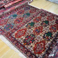 دو تخته فرش بهم بخور بختیاری طرح قاب سماوری