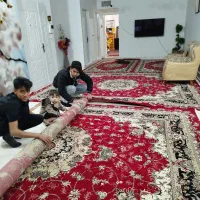 فرش قرمز دوجفت