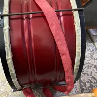 طبل یاماها بدنه فلزی در حد نو سایز 40