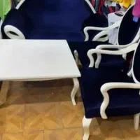 مبل 7نفره. ناهار خوری 6نفره به همراه عسلی|مبلمان خانگی و میز عسلی|سبزوار, فقیه سبزواری|دیوار