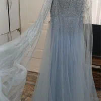 لباس مجلسی مدل عروسکی آستین فرشته.سایز ۴۰تا ۴۲
