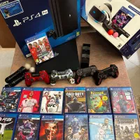 Ps4 پی اس ۴ پرو و لوازم جانبی در حد نو با تخفیف