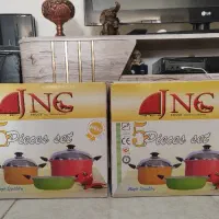 دو سرویس قابلمه برند جنوب نچسب هرسرویس 5 پارچه