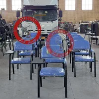 صندلی دانشجویی دانش آموزی محصلی دسته دار مدارس آبی|صندلی و نیمکت|بهارستان, |دیوار