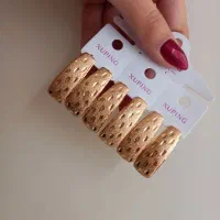 فروش گوشواره ژوپینگ طرح طلا ضد حساسیت|بدلیجات|تهران, طیب|دیوار