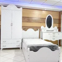 تخت وکیوم الیت دار آنتیک طلایی|تخت و سرویس خواب|الوند, |دیوار