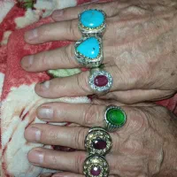 انگشتر یاقوت و زمرد و نیشابور