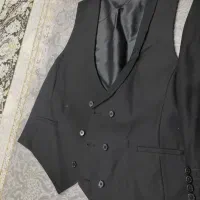 کت و شلوار وجلیقه مشکی پارچه کرپ سایز 52|لباس|مشهد, یوسفیه (شهرک غرب)|دیوار