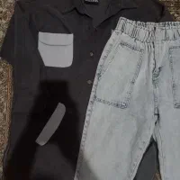 کت کبریتی و شلوار لی ست باهم 350 تومن|لباس|فردیس, شهرک ناز|دیوار