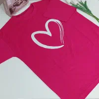 تیشرت لانگ قلبی|لباس|خرم‌آباد, |دیوار