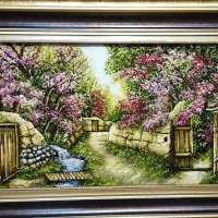تابلو فرش کوچه باغ