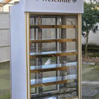 یخچال فریزر ایستاده ویترین مغازه و فروشگاهی مرغ