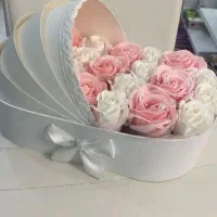 دسته گل روبانی جاودان|گل مصنوعی|شیراز, شاهچراغ|دیوار