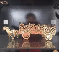 جاکاردی کالسکه دواسب برنز