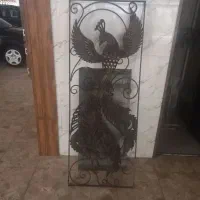 فرفورژه طرح طاووس مناسب جلوی درب فلزی ساختمان|مصالح و تجهیزات ساختمان|رشت, چمارسرا|دیوار