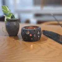 جاعودی سنگی و عودسوز ساخته شده از سنگ طبیعی|صنایع دستی و سایر لوازم تزئینی|مشهد, خین عرب|دیوار
