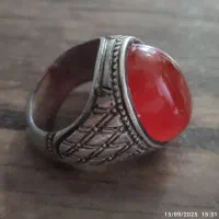 انگشترعقیق کلکسیونی آنتیک کاراستادشیخ احمد|جواهرات|پرند, فاز ۴|دیوار