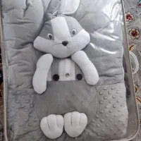 ست رخت خواب نوزاد خرگوش برجسته مخمل نو