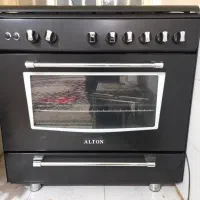 اجاق گاز فر آلتون صفحه تمام چدن