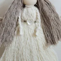 عروسک دستساز مکرومه