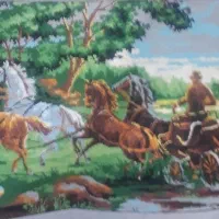 کوبلن ۴عددکوبلن دوخته شده|تابلو، نقاشی، عکس|قزوین, |دیوار