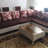 مبل ال 7 نفره و میز جلو مبلی و عسلی