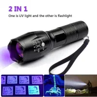 چراغ قوه چراغ یووی چراغ قوه یو وی شارژی|کوهنوردی و کمپینگ|شیراز, بازار|دیوار