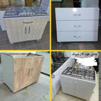کمد کابینت زیر گازصفحه ایی کابین پیش ساخته