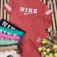 ست تیشرت شلوار بگ زنانه نایک NIKE