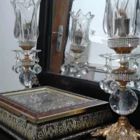 آینه کنسول شمعدان