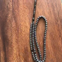 تسبیح میخدوز تاجری استاد علی ۵ ردیف نقره کوب